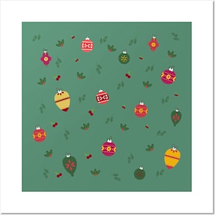 Christmas Ornament Print Posters and Art
